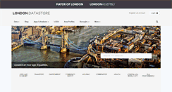 Desktop Screenshot of data.london.gov.uk