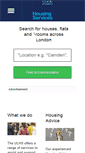 Mobile Screenshot of housing.london.ac.uk